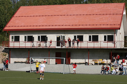 Klubbhuset utvendig