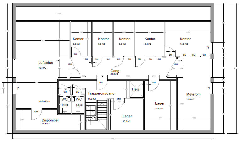 Klubbhuset innvendig